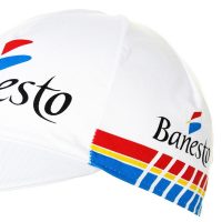 Banesto Retro Cotton Cycling Vintage Cap - White - Image 6