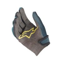 AlpineStars Youth Racer Gloves Athlantic/Emerald/Celery XS - Image 4