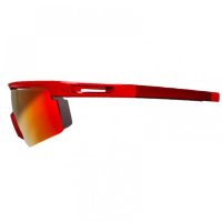 BBB BSG-57 Avenger Cycle Bike Sunglasses Metallic Red Black Tips Red Lenses - Image 4