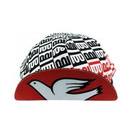 Cinelli Columbus Cento Bicycle Cycle Bike Cap Black / White / Red - Image 3