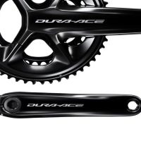 Shimano 12sp Dura Ace R9200 Crank Arm Protection Set Black 172.5mm 36/52 - Image 8