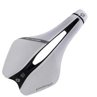 Prologo Dimension Nack-143 Bicycle Bike Cycle MTB Road Sporty Soft Saddle White - Image 2