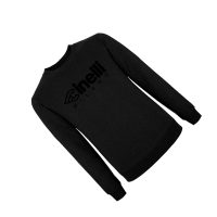 Cinelli Milano Flocked Bicycle Cycle Bike Crewneck Sweatshirt Black/XL - Image 2