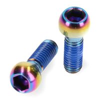 SRAM Caliper Mounting Hardware (Also Direct Mount) Stainless Rainbow Bolts - Image 3