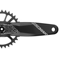 Truvativ Crank Descendant 6K Aluminium Eagle Boost 148 DUB 12S 170W 2Chainring Black Dubs Cups Not Inc - Image 4