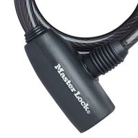 Master Lock Keyed Steel Cable Bike Lock 1.8m x 8mm - Black - Image 7