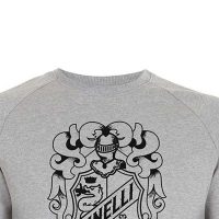 Cinelli Crest Bicycle Cycle Bike Crewneck Sweatshirt Grey /Medium - Image 4