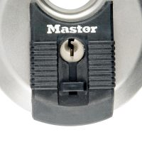 Master Lock: Master Lock Excell Discus Round Padlock 70mm [M40] Silver - Silver - Image 5