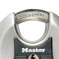 Master Lock: Master Lock Excell Discus Round Padlock 70mm [M40] Silver - Silver - Image 4