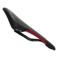 Selle Italia SLS Lady Manganese Mountain Hybrid Road Bike Saddle Black / Red - Image 7