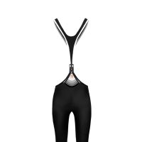 Funkier Thermesse Ladies Winter Single Strap Bib Tights Black Large - Image 4