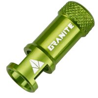 Granite Juicy Nipple Bicycle Cycle Bike Valve Cap And Core Removal Tool In Green - Image 2