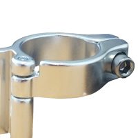 Bicycle Road Front Mech Braze on Clamp Band Adaptor 31.8mm - Silver - Image 5