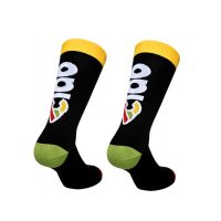Cinelli Ciao Bicycle Cycle Bike Socks Black M/L - Image 2