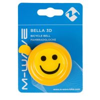 M-Wave Smile Bella 3D  Bicycle Bike Bell Ring Horn MTB Cycling Handlebar Yellow - Image 3