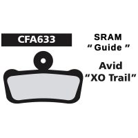 EBC SRAM Guide/Avid XO Trail Sintered Mountain Bike Gold Brake Pads - Image 2