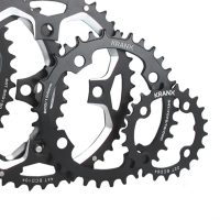 KranX 130BCD Alloy Chainring in Black 39T Pressed - Image 3