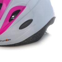 Funkier Dreamz kids Safe Helmet Led Light Protection White/Pink 46-51Cm - Image 5