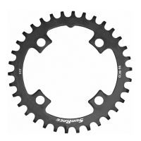 SunRace MS Narrow Wide 34T Steel Off Road Cycle Bike MTB Chainring 96BCD Black - Image 8