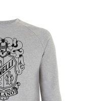 Cinelli Crest Bicycle Cycle Bike Crewneck Sweatshirt Grey /Medium - Image 3