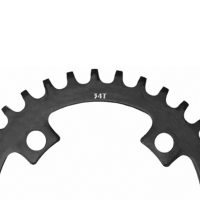 SunRace MS Narrow Wide 34T Steel Off Road Cycle Bike MTB Chainring 96BCD Black - Image 3