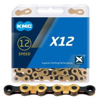 KMC X12 Black/Gold Chain