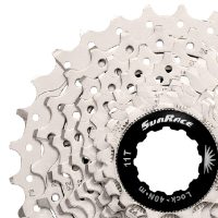 SunRace CSRS1 Bicycle 10 Speed Road 11-32T Mountain Bike Metallic Cassette - Image 7