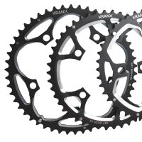 KranX 130BCD Alloy Chainring in Black 39T Pressed - Image 6