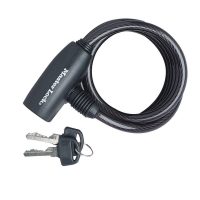 Master Lock Keyed Steel Cable Bike Lock 1.8m x 8mm - Black - Image 4