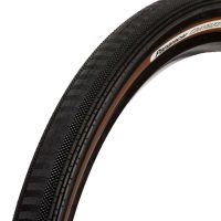 PANARACER Gravelking Semi Slick Plus 700 x 28c Folding Allroad Tyre Black/Brown - Image 7