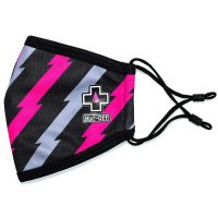 Muc Off Reusable Face Mask Bolt Print- Large - Image 4
