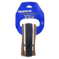 PANARACER Bicycle Gravelking Semi Slick TLC 700 x 28c Folding Tyre Black / Brown - Image 2