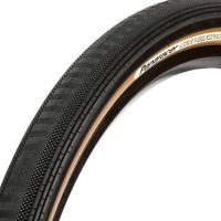 PANARACER Bicycle Gravelking Semi Slick TLC 700 x 35c Folding Tyre Black/Brown - Image 7
