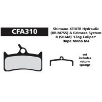 EBC XT/Mono M4/Old XTR/Grim Sys 8 Gold Disc Brake Pads - Image 2