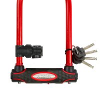 Master Lock U-lock 8195 black with holder 11 x 28cm [8195] Red - Image 4