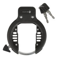 M-Wave Bicycle Frame Lock With 2 Keys Security Anti Theft Wheel Safe Ring Style - Image 2