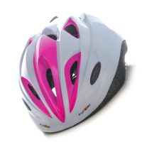 Funkier Dreamz kids Safe Helmet Led Light Protection White/Pink 46-51Cm - Image 4