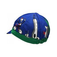 Cinelli Massimo Giacon Halloween Bicycle Cycle Bike Cap Blue - Image 3