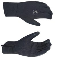 Chiba Cycling Polarfleece Thermal Winter Full Finger Glove in Black XLarge - Image 3