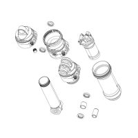 ROCKSHOX SPARE - REAR SHOCK MOUNTING HARDWARE 3-PIECE 1/2": 10 X 14.0
