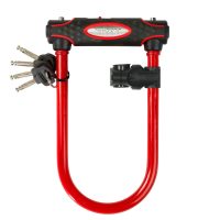 Master Lock U-lock 8195 black with holder 11 x 28cm [8195] Red - Image 7