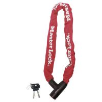 Master Lock Street Flexium Key Chain Lock 2 Keys Red - Image 2