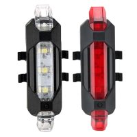 USB Rechargeable LED Bike Lights Set